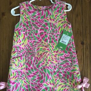 NWT Lily P little girls shift dress